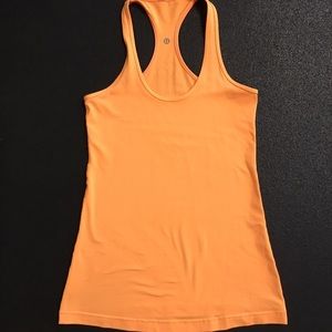 Lululemon cool racerback size 6 Sherbert orange